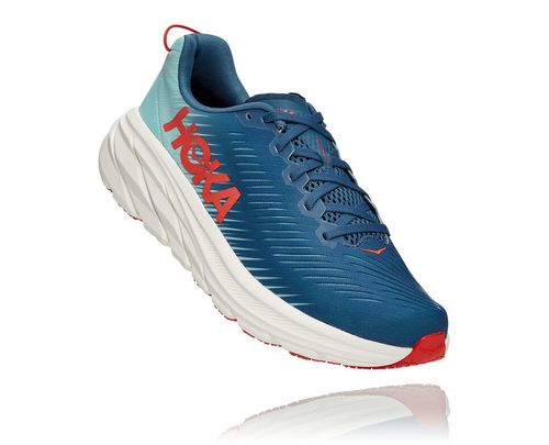 Hoka One One Dame Rincon 3 Road Løpesko Real Teal/Eggshell Blå Norge-56VAS